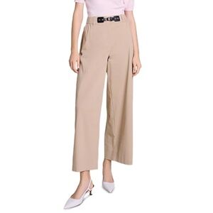 Piuma Wide Leg Gabardine Trousers